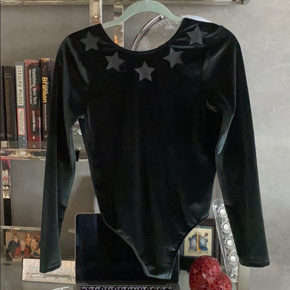 Victoria’s Secret velvet thong bodysuit